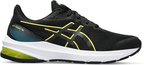 ASICS Gt-1000 12 Gs Sneaker, Black/Bright Yellow, 37.5 EU von ASICS