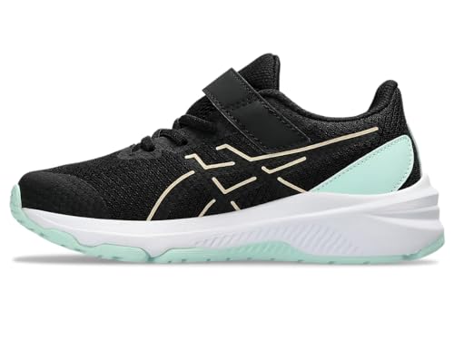 ASICS Gt-1000 12 Ps Sneaker, Black/Apricot Crush, 33 EU von ASICS