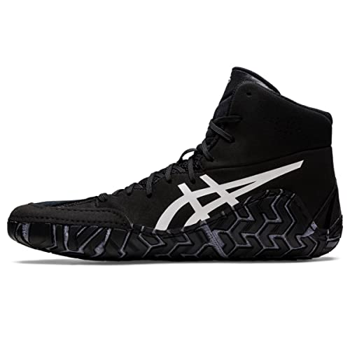 ASICS Herren Aggressor 5 Wrestling Schuhe, schwarz / weiß, 41.5 EU von ASICS