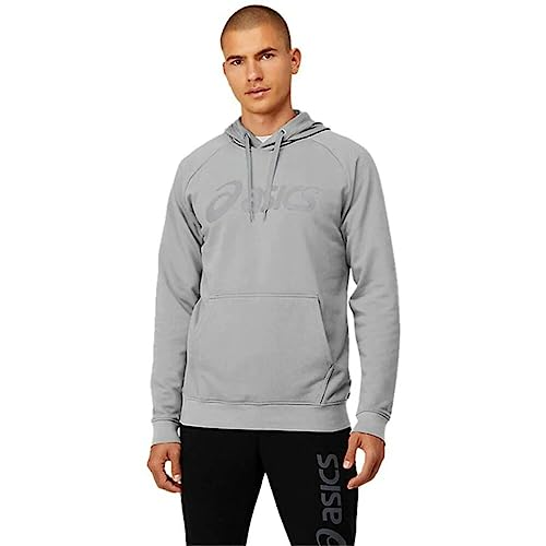 ASICS Herren Big Oth Hoodie M Light Grey Sweatshirt, grau, XL von ASICS