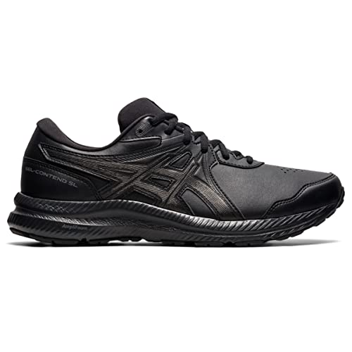 ASICS Herren Contend 7 Sl Straßen-Laufschuh, Schwarz, 41.5 EU von ASICS