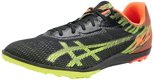ASICS Herren Resurgence XC Sneaker, Schwarz/Sicherheitsgelb, 44.5 EU von ASICS