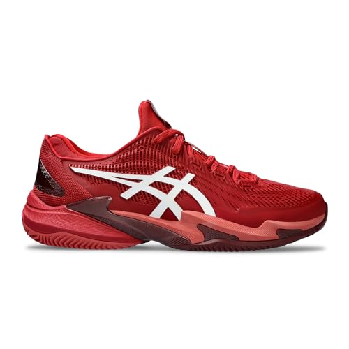 ASICS Herren Court FF 3 Novak Clay Sneaker, Cranberry White, 39 EU von ASICS