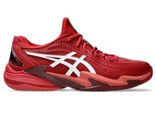 ASICS Herren Court FF 3 Novak Sneaker, Cranberry White, 46.5 EU von ASICS