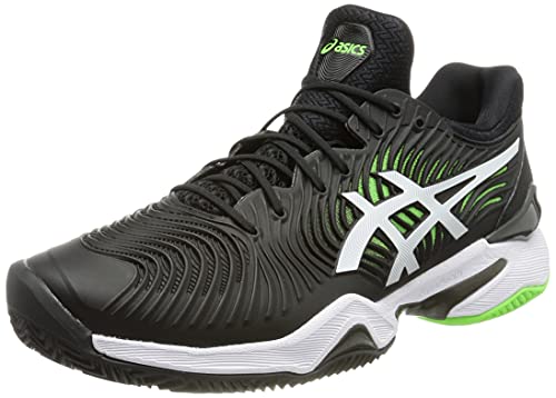 ASICS Herren Court Ff 2 Clay Tennisschuh, Black Green Gecko, 39.5 EU von ASICS