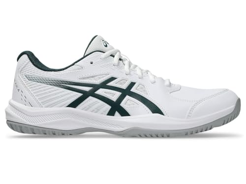 ASICS Herren Court Slide 4 Sneaker, Weiss/SÄCHSISCHES GRÜN, 46.5 EU von ASICS