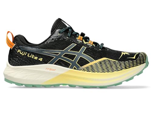 ASICS Herren Fuji Lite 4 Sneaker, SCHWARZ/MAGNETISCHES BLAU, 48 EU ASICS Herren Fuji Lite 4 Sneaker, SCHWARZ/MAGNETISCHES BLAU, 48 EU von ASICS