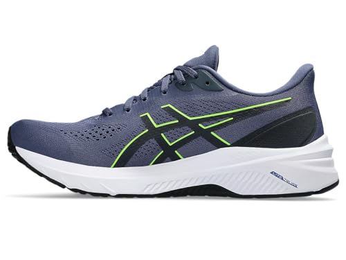 ASICS Herren GT-1000 12 Sneaker, Thunder Blue Electric Lime, 40.5 EU von ASICS