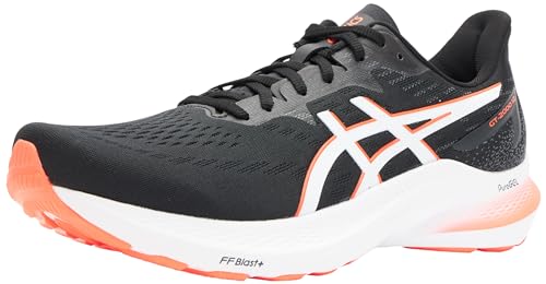 ASICS Herren GT-2000 12 Sneaker, SCHWARZ/SONNENAUFGANGSROT, 40.5 EU von ASICS