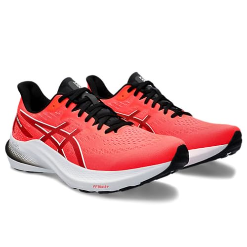 ASICS Herren GT-2000 12 Sneaker, Sunrise Red White, 43.5 EU von ASICS