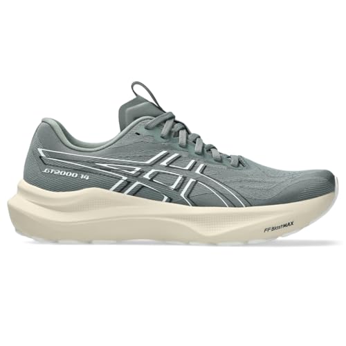 ASICS Herren GT-2000 14 Laufschuhe, Monument/Weiß, 45 EU von ASICS