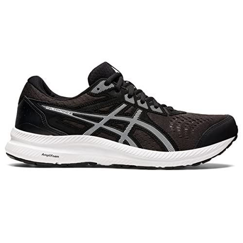ASICS Herren Gel-Contend 8 Laufschuhe, Schwarz/Weiß, 10 X-Wide von ASICS