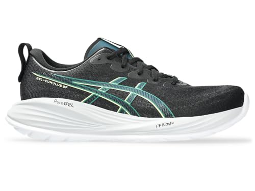 ASICS Herren Gel-Cumulus 27 Sneaker, Black Lucid Yellow, 46.5 EU von ASICS