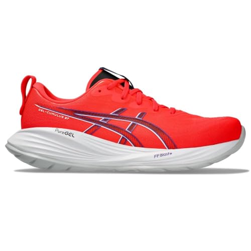 ASICS Herren Gel-Cumulus 27 Sneaker, Flash Red White, 48 EU von ASICS
