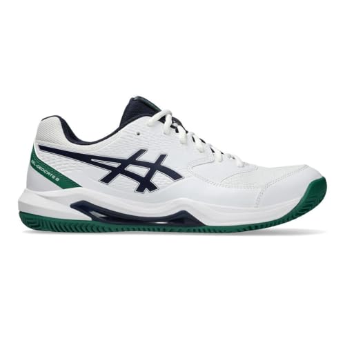 ASICS Herren Gel-Dedicate 8 Clay Sneaker, White Midnight, 43.5 EU von ASICS
