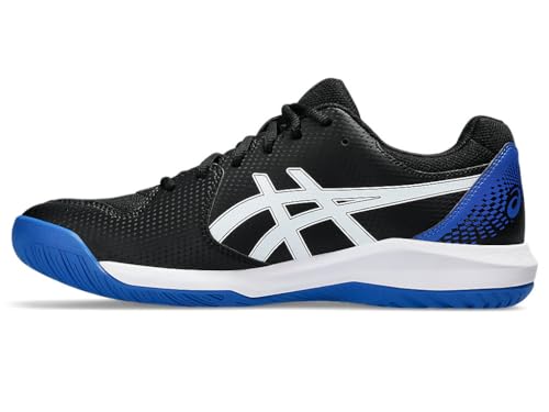 ASICS Herren Gel-Dedicate 8 Sneaker, Black Tuna Blue, 49 EU von ASICS