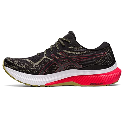 Asics Gel-Kayano 29 Laufschuhe für Herren, Schwarz, Rot (Black/Electric Red), 40.5 EU von ASICS