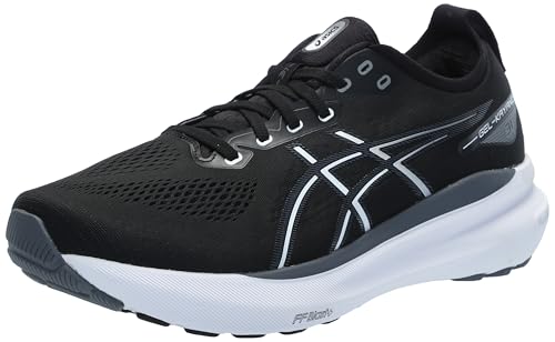 ASICS Gel-Kayano 31 Laufschuhe für Herren, Schwarz/Weiß, 8 Wide von ASICS