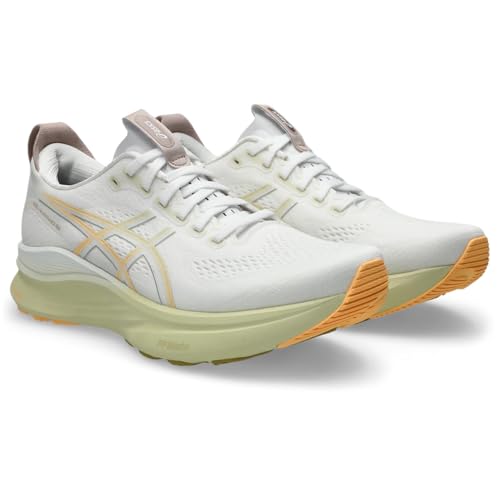 ASICS Herren Gel-Kayano 32 Sneaker, Weiß Orange Glow, 44.5 EU ASICS Herren Gel-Kayano 32 Sneaker, Weiß Orange Glow, 44.5 EU von ASICS