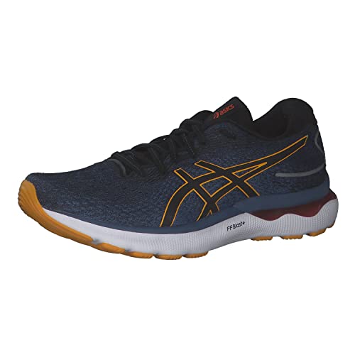 ASICS Gel-Nimbus 24 Laufschuh Herren dunkelblau/gelb, 8 US - 41.5 EU von ASICS