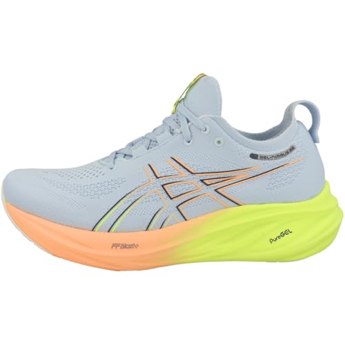 ASICS Herren Gel-Nimbus 26 Paris Sneaker, Kühles Grau/Sicherheitsgelb, 40 EU von ASICS