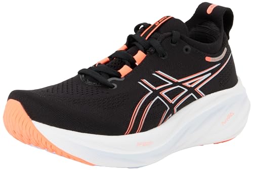ASICS Herren Gel-Nimbus 26 Sneaker, Black/True RED, 42.5 EU ASICS Herren Gel-Nimbus 26 Sneaker, Black/True RED, 42.5 EU von ASICS