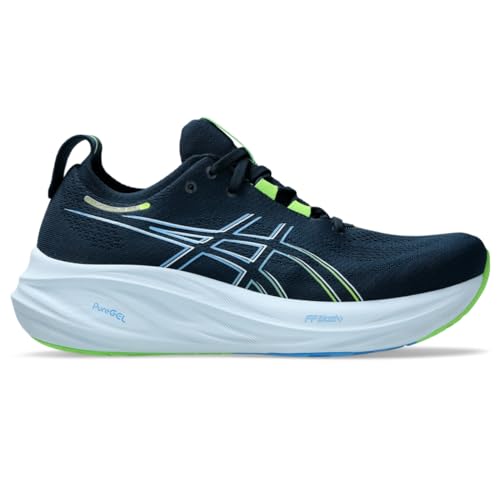 ASICS Herren Gel-Nimbus 26 Sneaker, French Blue/Electric Lime, 44.5 EU ASICS Herren Gel-Nimbus 26 Sneaker, French Blue/Electric Lime, 44.5 EU von ASICS