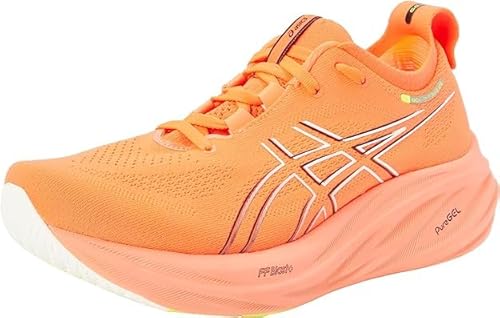 ASICS Herren Gel-Nimbus 26 Sneaker, Sunrise Red/Black, 46.5 EU von ASICS