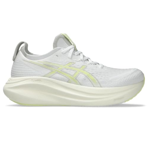 ASICS Herren Gel-Nimbus 27 Sneaker, Weiss/Huddle GELB, 50.5 EU ASICS Herren Gel-Nimbus 27 Sneaker, Weiss/Huddle GELB, 50.5 EU von ASICS