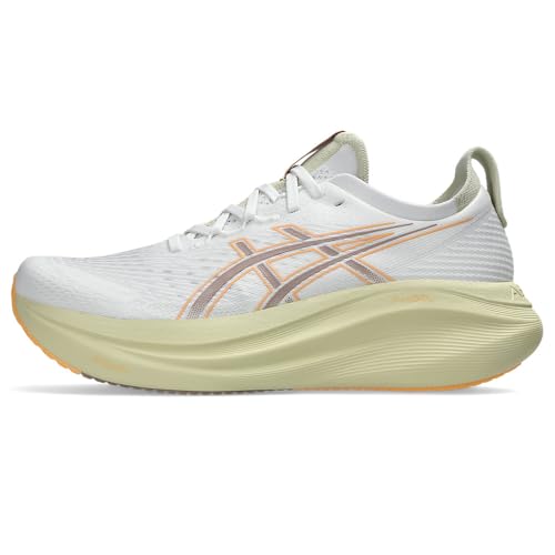 ASICS Herren Gel-Nimbus 27 Sneaker, Weiß Fawn, 40.5 EU ASICS Herren Gel-Nimbus 27 Sneaker, Weiß Fawn, 40.5 EU von ASICS
