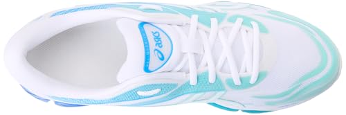 ASICS Herren Gel-Quantum 360 VIII Sneaker, Weiss/AZULBLAU, 39.5 EU von ASICS