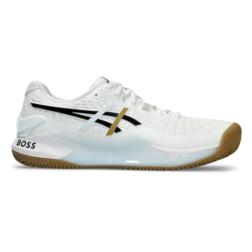 ASICS Herren Gel-Resolution 9 Clay Sneaker, Weiss/SCHWARZ, 39.5 EU ASICS Herren Gel-Resolution 9 Clay Sneaker, Weiss/SCHWARZ, 39.5 EU von ASICS