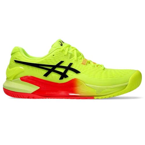 ASICS Herren Gel-Resolution 9 Paris Sneaker, Sicherheitsgelb Schwarz, 39 EU von ASICS