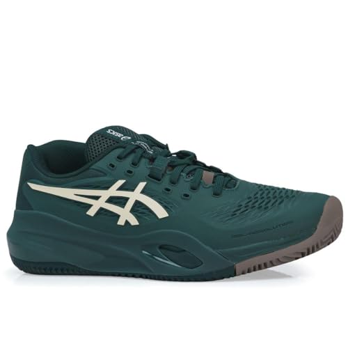 ASICS Herren Gel-Resolution X Clay Sneaker, SÄCHSISCHES GRÜN/BIRKE, 44.5 EU ASICS Herren Gel-Resolution X Clay Sneaker, SÄCHSISCHES GRÜN/BIRKE, 44.5 EU von ASICS