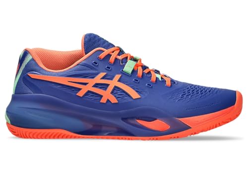 ASICS Herren Gel-Resolution X Padel Sneaker, Dark Cobalt Vivid Coral, 40.5 EU von ASICS