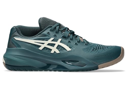 ASICS Herren Gel-Resolution X Sneaker, SÄCHSISCHES GRÜN/BIRKE, 48 EU von ASICS