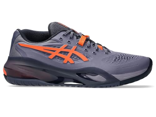 ASICS Herren Gel-Resolution X Sneaker, GRAULILA/NOVA ORANGE, 48 EU ASICS Herren Gel-Resolution X Sneaker, GRAULILA/NOVA ORANGE, 48 EU von ASICS