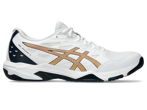 ASICS Herren Gel-Rocket 11 Sneaker, Weiß Reines Gold, 40.5 EU ASICS Herren Gel-Rocket 11 Sneaker, Weiß Reines Gold, 40.5 EU von ASICS