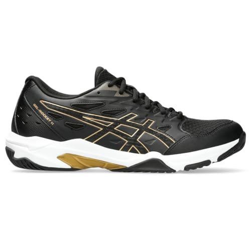 ASICS Herren Gel-Rocket 11 Volleyballschuhe, Größe 42,5, Schwarz/Pure Gold von ASICS