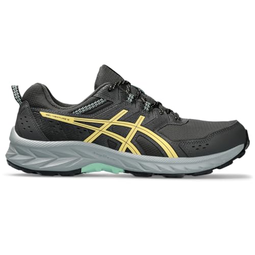 ASICS Herren Gel-Venture 9 MT Trailrunning-Schuh, Graphitgrau/verblasstes Gelb, 13 X-Wide von ASICS