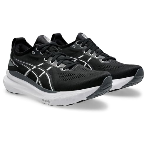 ASICS Herren Gel-Kayano 31 Laufschuhe Stabilitätsschuh Black/White - Schwarz 43,5 von ASICS