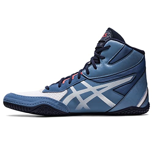 ASICS Herren MATCONTROL 3 Wrestling Schuhe, Weiß/Storm Blue, 44.5 EU von ASICS