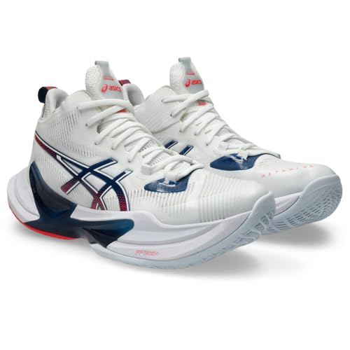 ASICS Herren METARISE 2 Sneaker, Weiß Mako Blue, 47 EU ASICS Herren METARISE 2 Sneaker, Weiß Mako Blue, 47 EU von ASICS