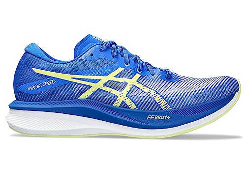 ASICS Herren Magic Speed 3 Sneaker, Illusion Blue Glow Yellow, 40 EU von ASICS