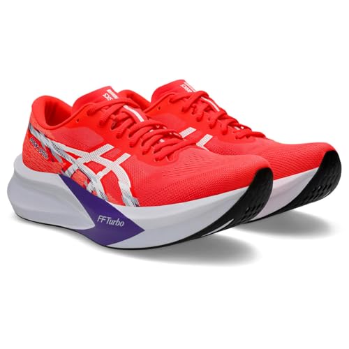 ASICS Herren Magic Speed 4 Sneaker, Flash Red White, 42.5 EU von ASICS