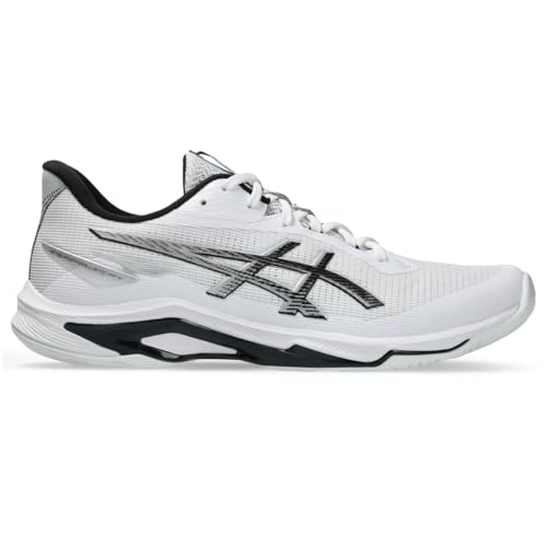 ASICS Herren Netburner Ballistic FF 4 Volleyballschuhe, Weiß/Schwarz, 50.5 EU von ASICS