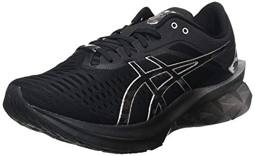 Asics Herren Novablast Platinum Road Running Shoe, Black/Pure Silver, 45 EU von ASICS