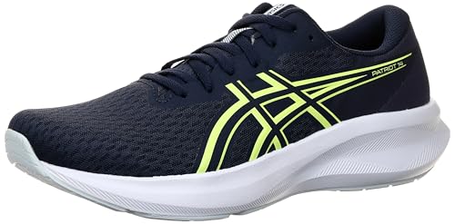 ASICS Herren Patriot 14 Sneaker, Midnight Lucid Yellow, 45 EU von ASICS