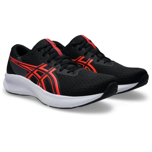 ASICS Herren Patriot 14 Sneaker, Schwarz/Rot (Black Flash Red), 44 EU von ASICS