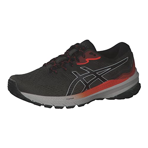 ASICS GT-1000 11 Traillaufschuh Herren grau/orange, 9 US - 42.5 EU von ASICS